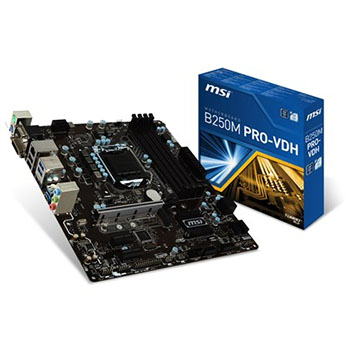 MSI - B250M-PRO-VDH - התמונה להמחשה בלבד
