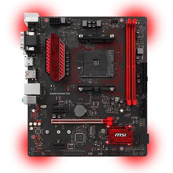 MSI - B350M-GAMING-PRO - התמונה להמחשה בלבד