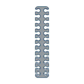 Plonter - CableComb-12-12-24-GRY - התמונה להמחשה בלבד