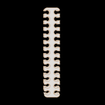Plonter - CableComb-13-13-26-WT - התמונה להמחשה בלבד