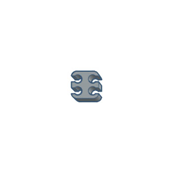 Plonter - CableComb-2-2-4-GRY - התמונה להמחשה בלבד