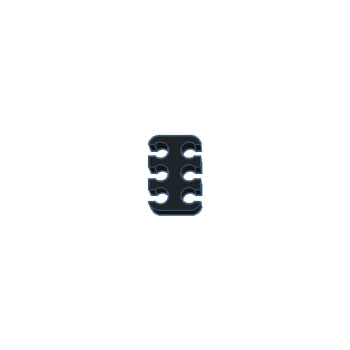 Plonter - CableComb-3-3-6-BLK - התמונה להמחשה בלבד