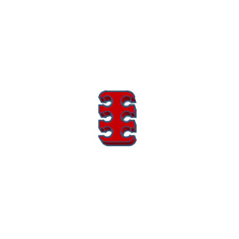 Plonter - CableComb-3-3-6-RED - התמונה להמחשה בלבד