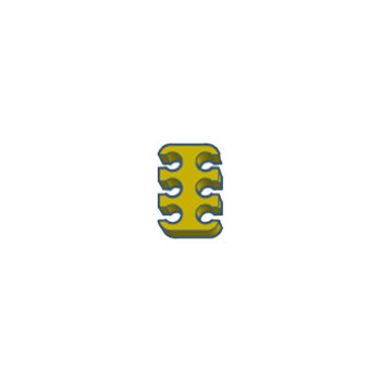 Plonter - CableComb-3-3-6-YLW - התמונה להמחשה בלבד