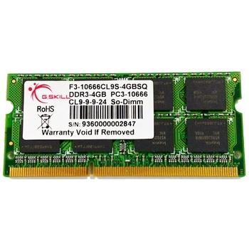 G-Skill - F3-10666CL9S-4GBSQ - התמונה להמחשה בלבד
