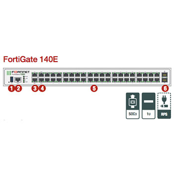 Fortinet - FG-140E-BDL - התמונה להמחשה בלבד