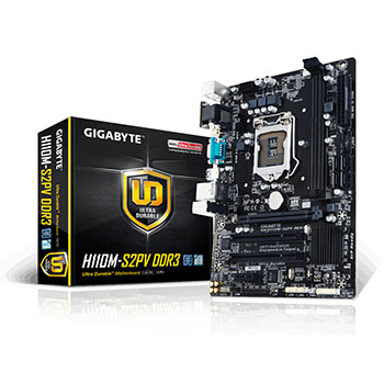 Gigabyte - GA-H110M-S2PV-DDR3 - התמונה להמחשה בלבד