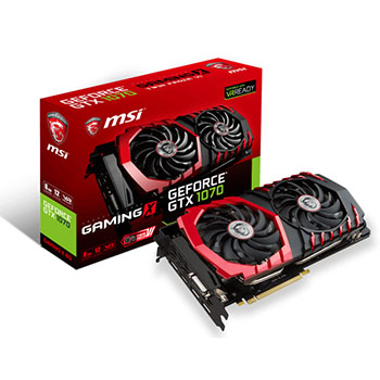 MSI - GTX-1070-GAMING-X-8G-PC - התמונה להמחשה בלבד