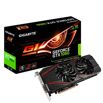 Gigabyte - GV-N1060-G1-Gaming-3GD - התמונה להמחשה בלבד
