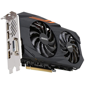 Gigabyte - GV-RX570AORUS-4GD - התמונה להמחשה בלבד