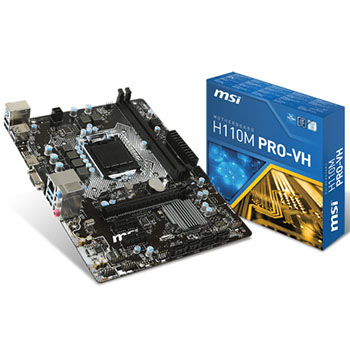 MSI - H110M-PRO-VH - התמונה להמחשה בלבד