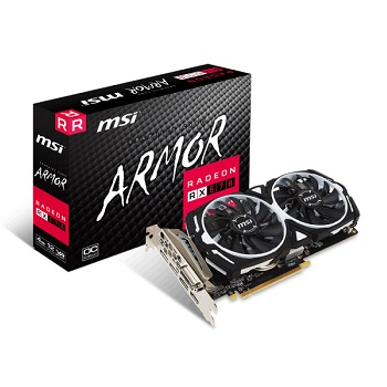 MSI - RX-570-ARMOR-4G-OC - התמונה להמחשה בלבד