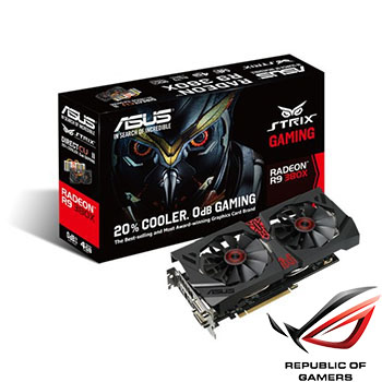 ASUS - STRIX-R9380X-4G-GAMING - התמונה להמחשה בלבד
