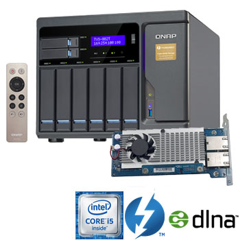 QNAP - TVS-882T-i5-16G-10G2T-X550 - התמונה להמחשה בלבד