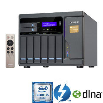 QNAP - TVS-882T-i5-16G - התמונה להמחשה בלבד
