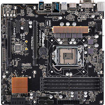 ASRock - Z170M-Pro4S - התמונה להמחשה בלבד