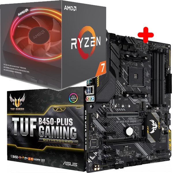 AMD - 2700X-TUF-B450-PLUS-GAMING - התמונה להמחשה בלבד