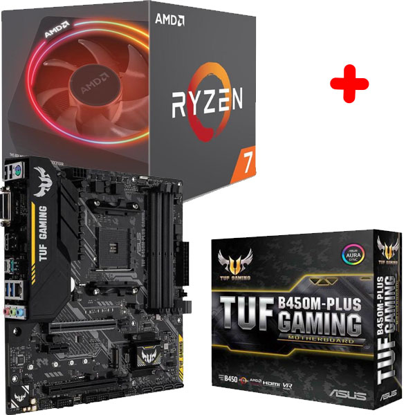 AMD - 2700X-TUF-B450M-PLUS-GAMING - התמונה להמחשה בלבד