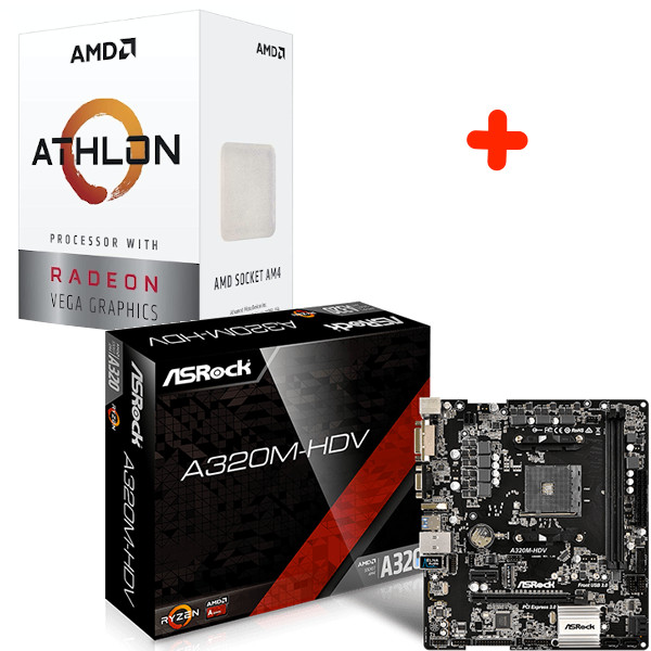 AMD - 3000G-A320M-HDV-R30 - התמונה להמחשה בלבד