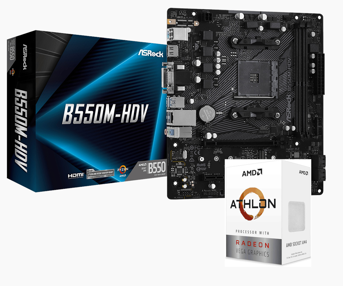 AMD - 3000G-B550M-HDV - התמונה להמחשה בלבד