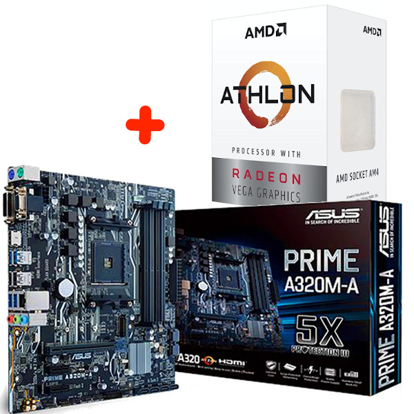 AMD - 3000G-PRIME-A320M-A - התמונה להמחשה בלבד