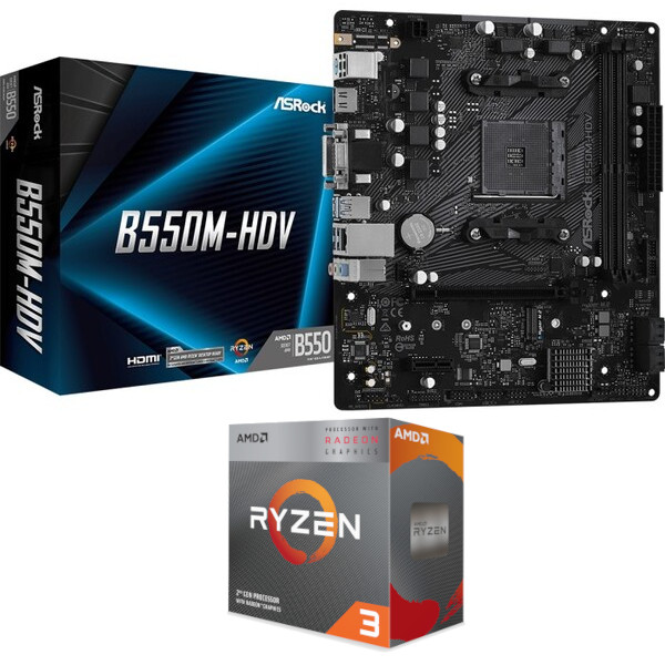 AMD - 3200G-B550M-HDV - התמונה להמחשה בלבד