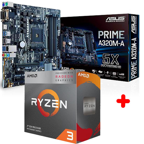 AMD - 3200G-PRIME-A320M-A - התמונה להמחשה בלבד