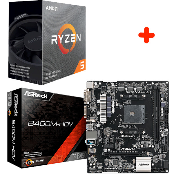 AMD - 3600-B450M-HDV - התמונה להמחשה בלבד