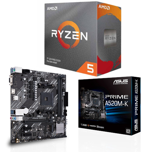 AMD - 3600-PRIME-A520M-K - התמונה להמחשה בלבד