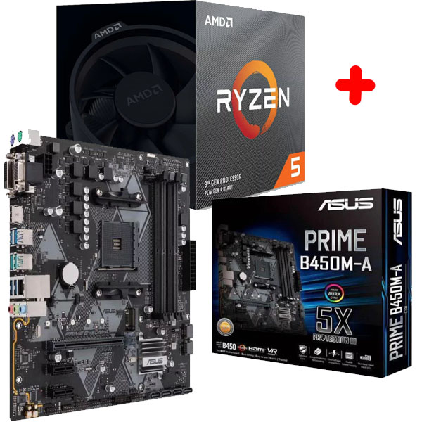 AMD - 3600-PRIME-B450M-A - התמונה להמחשה בלבד