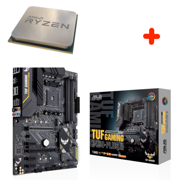 AMD - 5600-TUF-B450-PLUS-GAMING-II - התמונה להמחשה בלבד