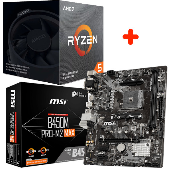 AMD - 3600X-B450M-PRO-M2-MAX - התמונה להמחשה בלבד