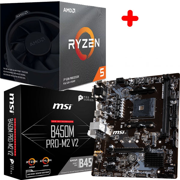 AMD - 3600X-B450M-PRO-M2-V2 - התמונה להמחשה בלבד