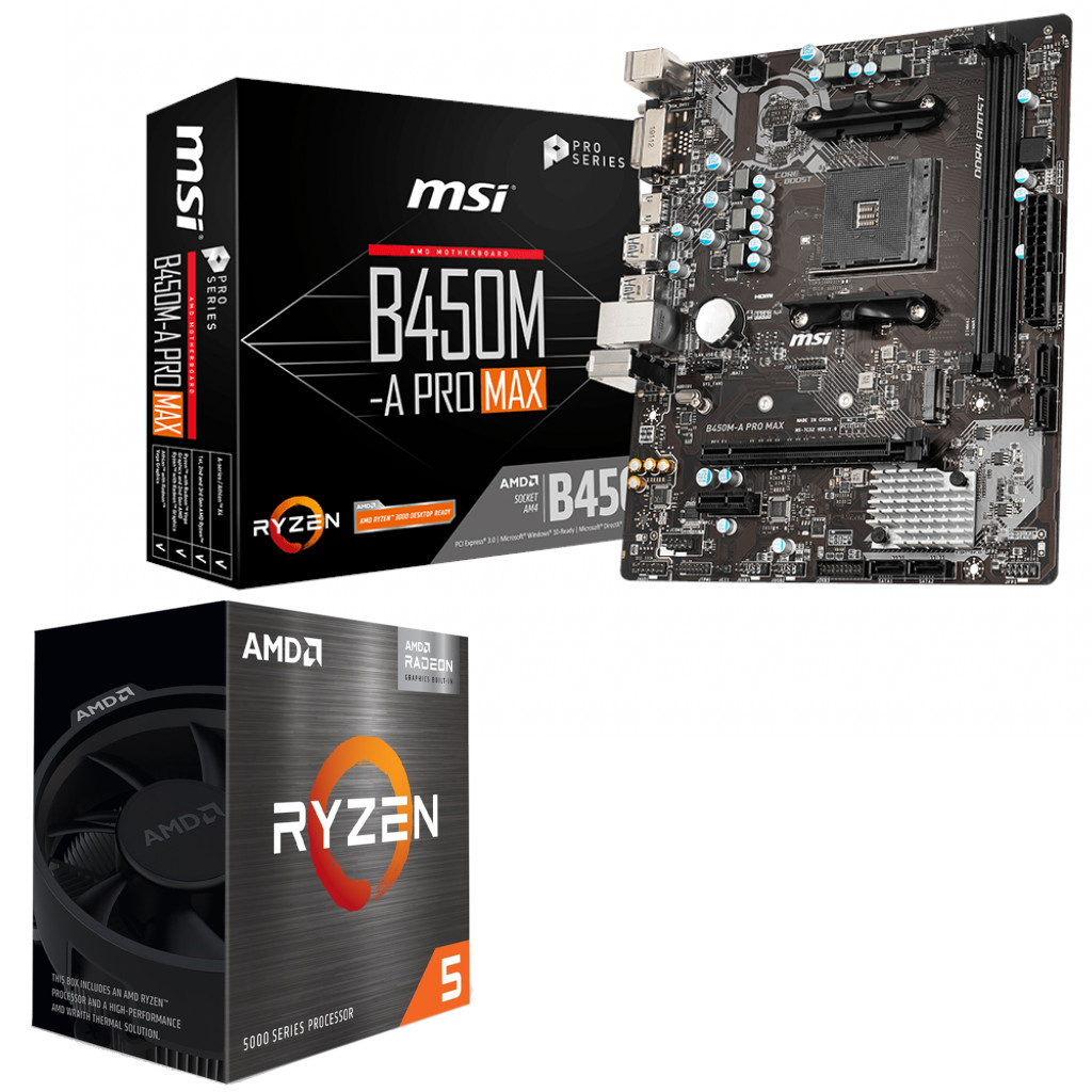 AMD - 5600G-B450M-A-PRO-MAX - התמונה להמחשה בלבד