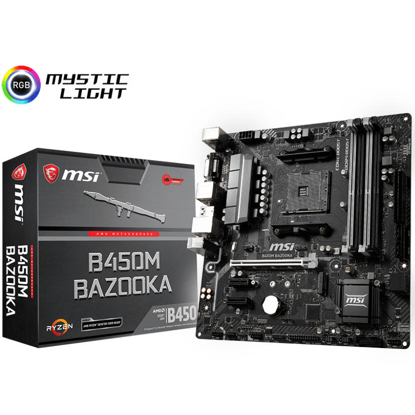 MSI - B450M-BAZOOKA - התמונה להמחשה בלבד