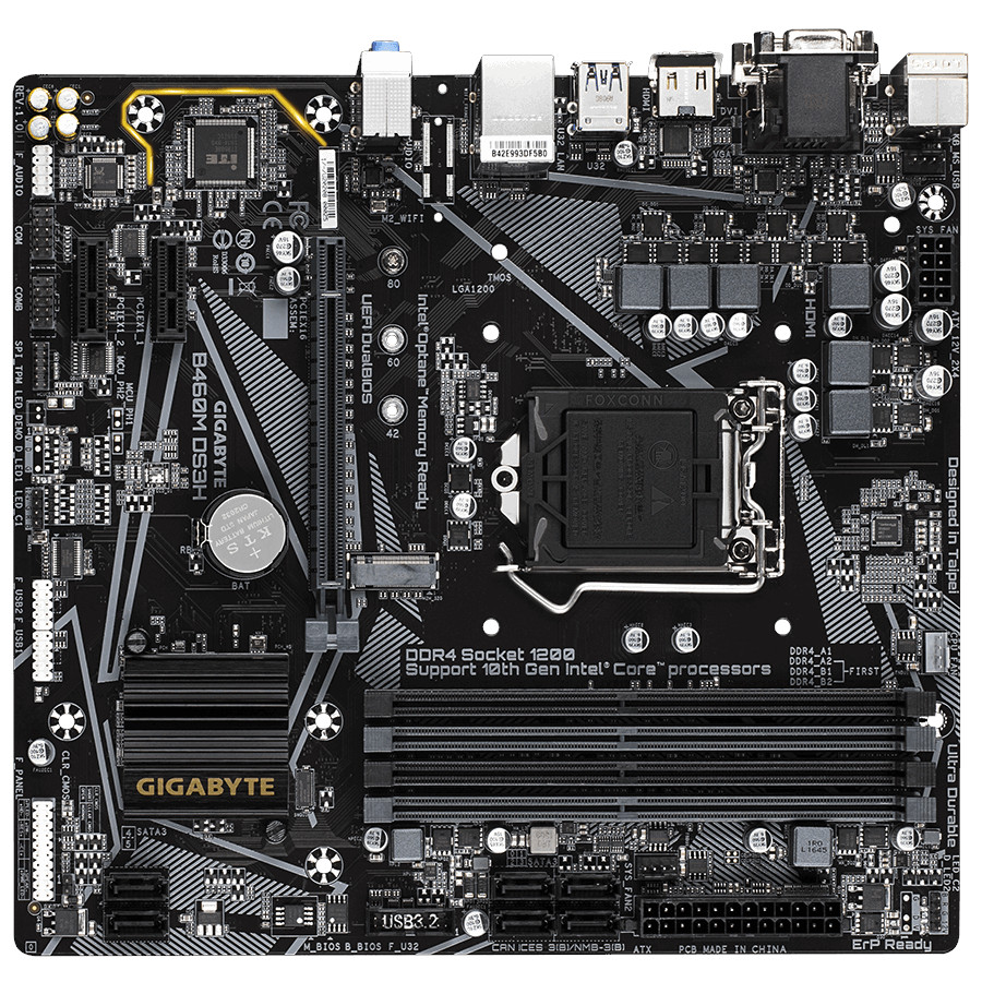 Gigabyte - B460M-DS3H - התמונה להמחשה בלבד