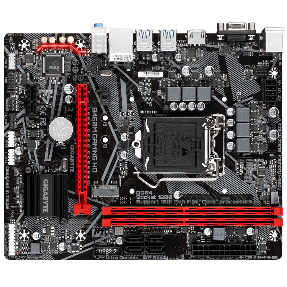 Gigabyte - B460M-GAMING-HD - התמונה להמחשה בלבד