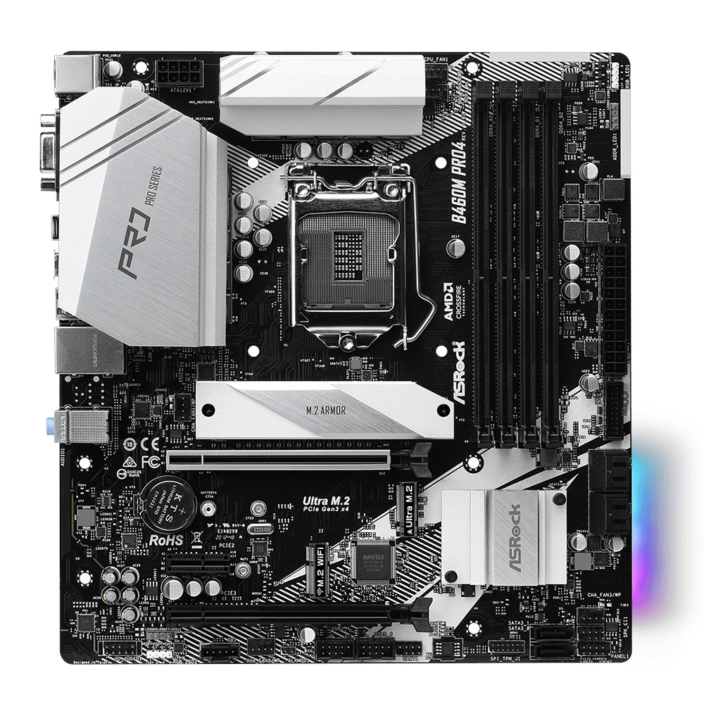 ASRock - B460M-Pro4 - התמונה להמחשה בלבד