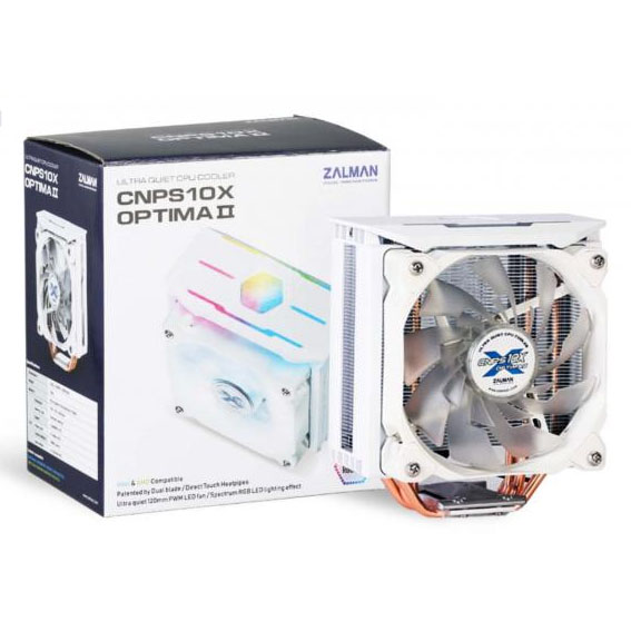 Zalman - CNPS10X-OPTIMAII-White -   