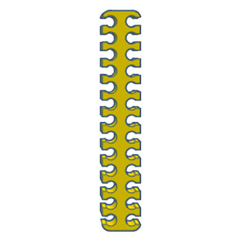 Plonter - CableComb-13-13-26-YLW - התמונה להמחשה בלבד