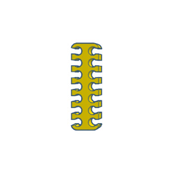 Plonter - CableComb-6-8-14-YLW - התמונה להמחשה בלבד