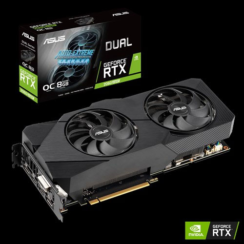 ASUS - DUAL-RTX2060S-O8G-EVO-V2 - התמונה להמחשה בלבד