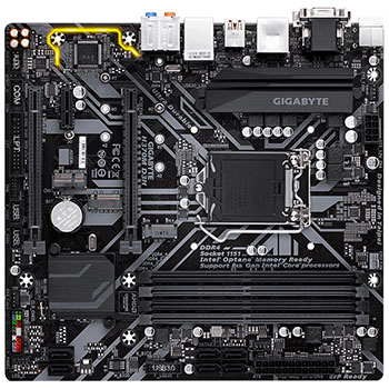 Gigabyte - GA-H370M-D3H - התמונה להמחשה בלבד