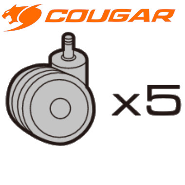 Cougar - Gaming-Chair-Wheels -   