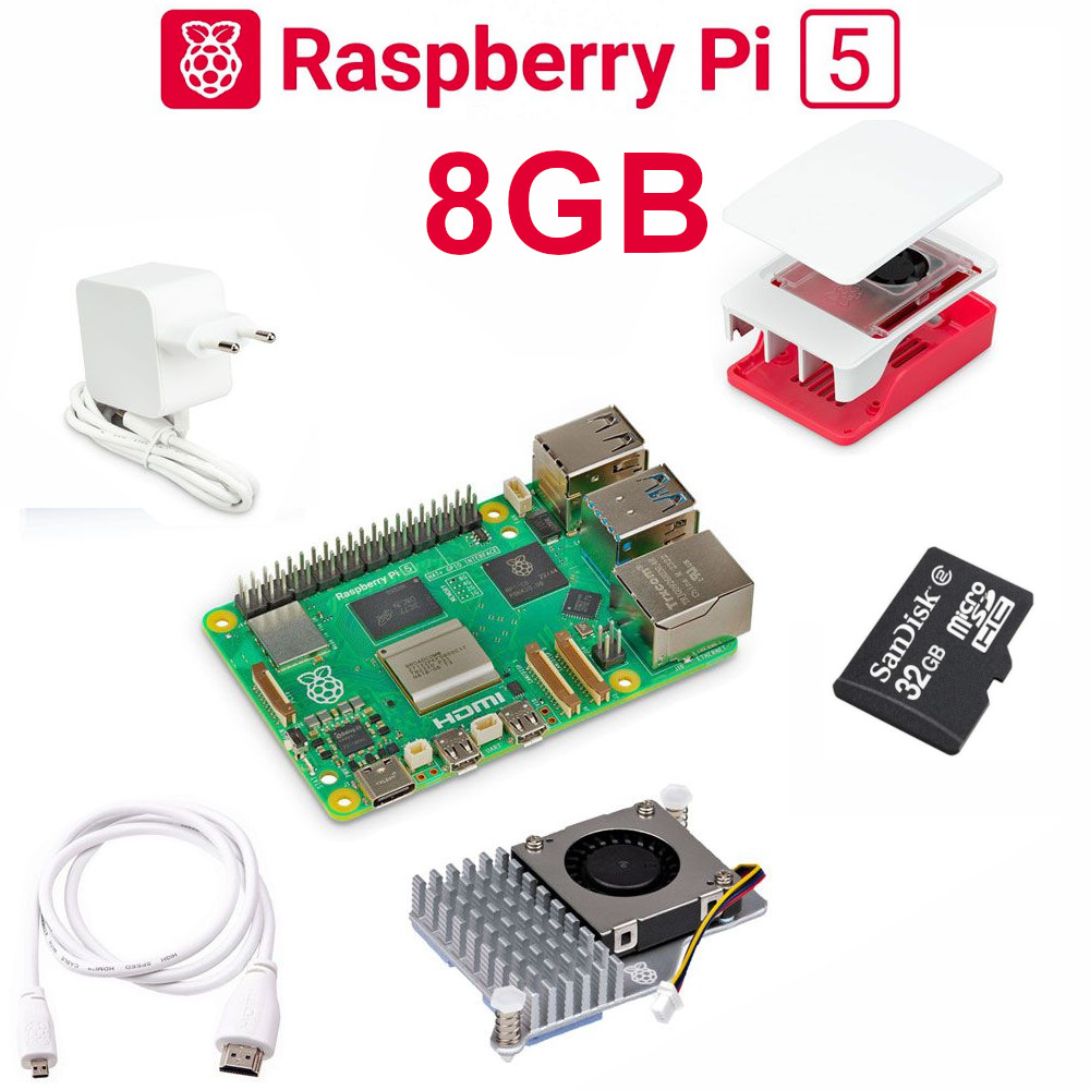 Raspberry Pi - RPI5-8GB-Kit -   
