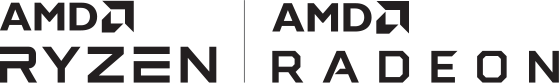 AMD Ryzen and AMD Radeon Logos
